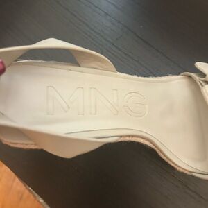 Mango espadrilles wedge cream neutral colour   Sandals